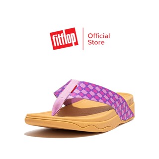 FITFLOP SURFA X YINKA ILORI รองเท้าแตะแบบหูหนีบผู้หญิง รุ่น EZ3-954 สี Violet Cloud