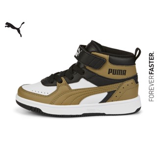 PUMA KIDS - รองเท้าออกกำลังเด็ก Rebound JOY สีดำ - FTW - 37468815