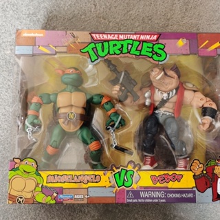 ❉♂☃[ของแท้] Playmates Color Star 87 Edition Teenage Mutant Ninja Turtles Bull Head Pig Face Double Set