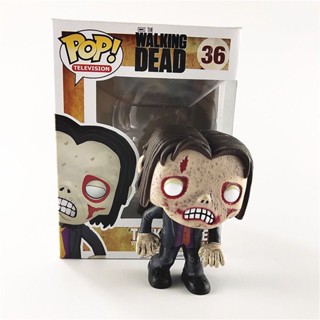 ▬۞ของแท้ FUNKO POP The Walking Dead ตุ๊กตาคอลเลกชันเครื่องประดับตุ๊กตา