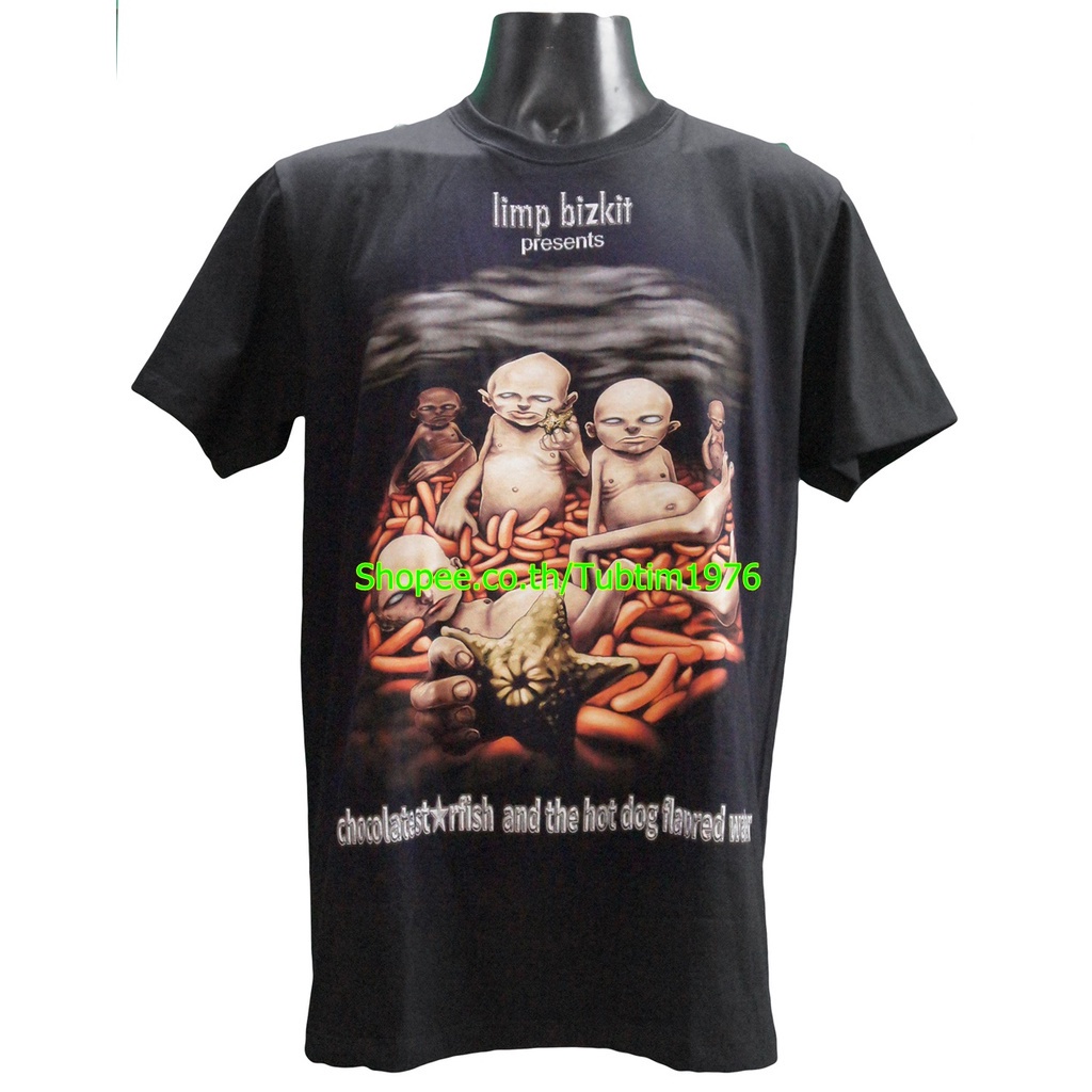 เสื้อวง Limp Bizkit วงดนตรีร็อค เดธเมทัล วินเทจ ลิมป์บิซกิต LBT1809
