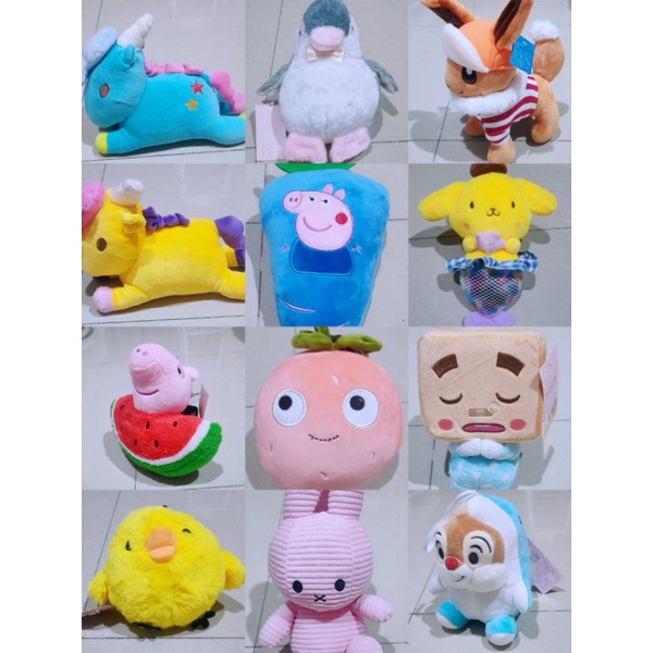 ตุ๊กตาของเล่น คิดตี้ หมีพู อันปัง มินนี่ มีหลายแบบรวมกันให้เลือก (ขนาด 7-16นิ้ว)มือ1 MK2