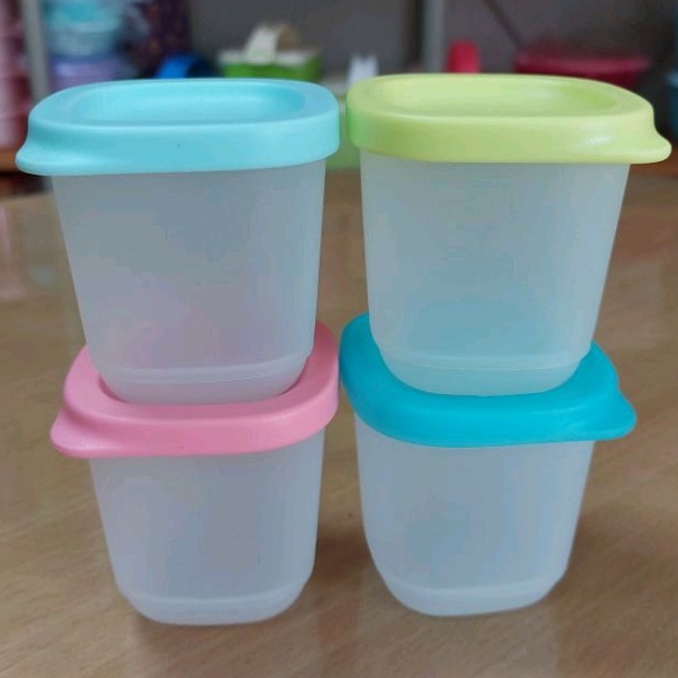 Tupperware กล่องโซเฟรชจูเนียร์ ความจุ110มล.(1ใบ) ใส่น้ำพริก น้ำจิ้ม ฝาปิดแน่น