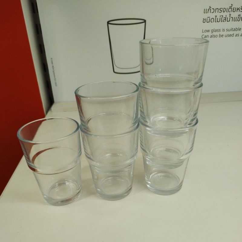 IKEA,แท้,แก้วน้ำอิเกีย,อีเกีย, ikea,เรคกู้,170ml, Drinking,Glass,Reko,แก้วมัคอิเกีย,แก้วใสอิเกีย
