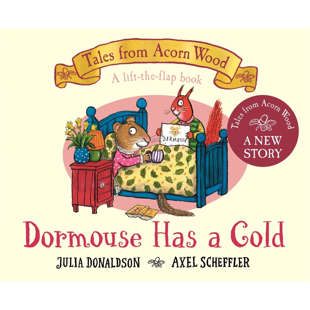 หนังสืออังกฤษใหม่  DORMOUSE HAS A COLD: A LIFT-THE-FLAP STORY