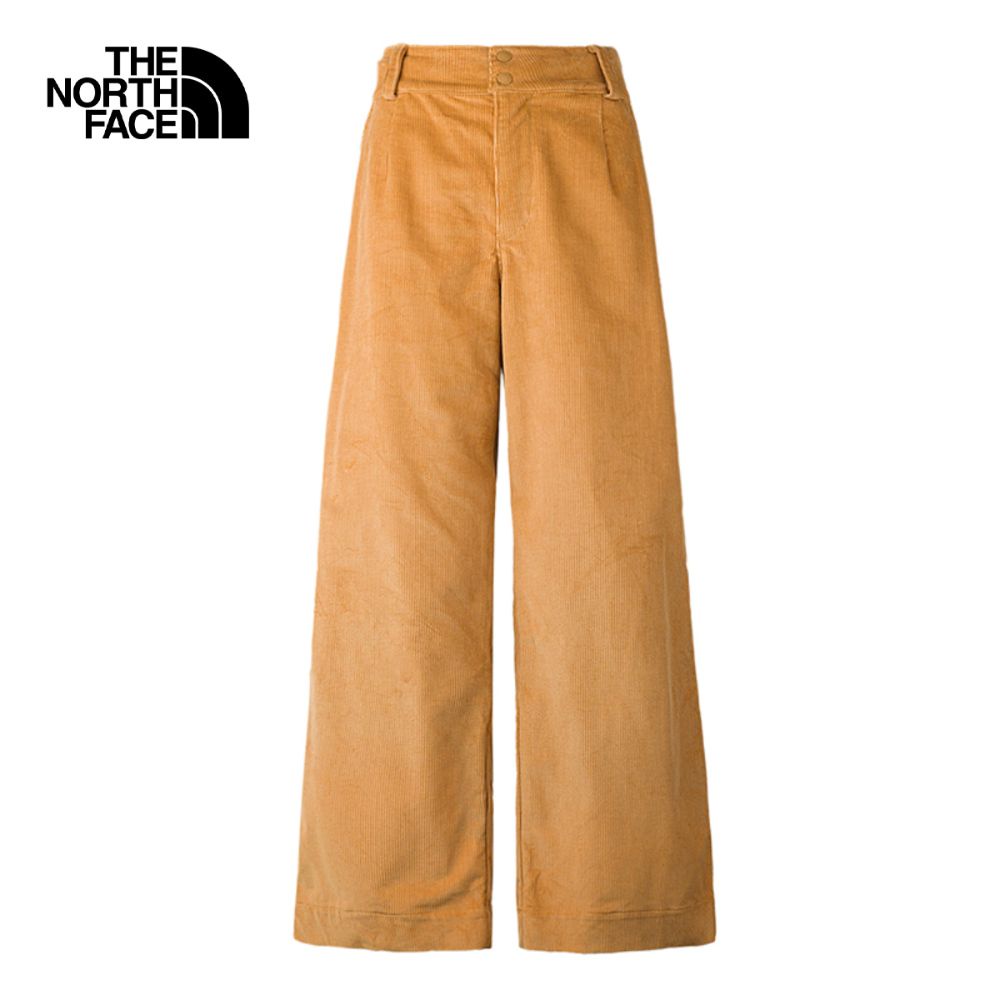THE NORTH FACE W HIGH WAIST CORD PANT - AP - ALMOND BUTTER กางเกงขายาว