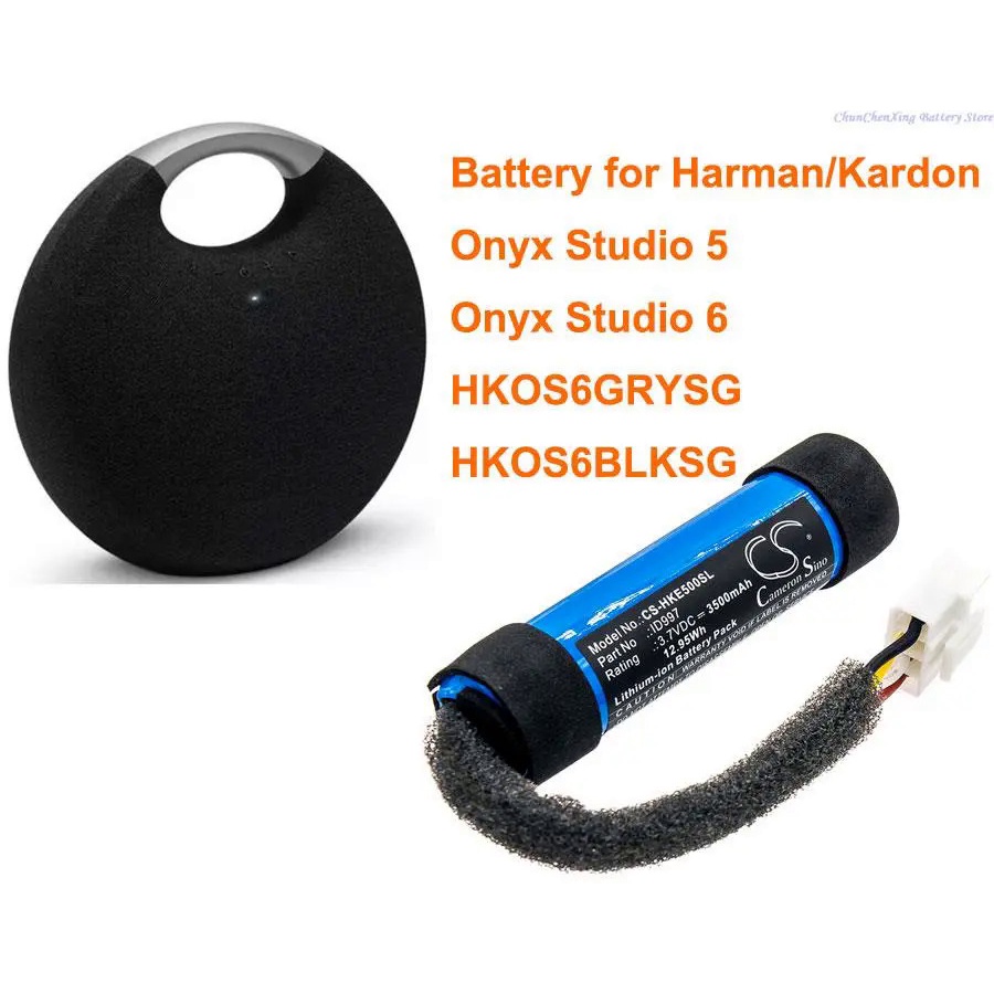 MGKG OrangeYu 3500mAh Speaker Battery for Harman/Kardon, Onyx Studio 5, Onyx Studio 6, HKOS6GRYSG, HKOS6BLKSG