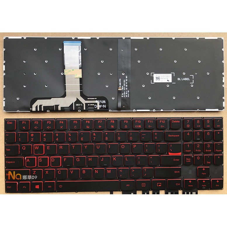 Lenovo Legion Y520-15 Y720 R720-15IKB Y7000 คีย์บอร์ดเรืองแสง