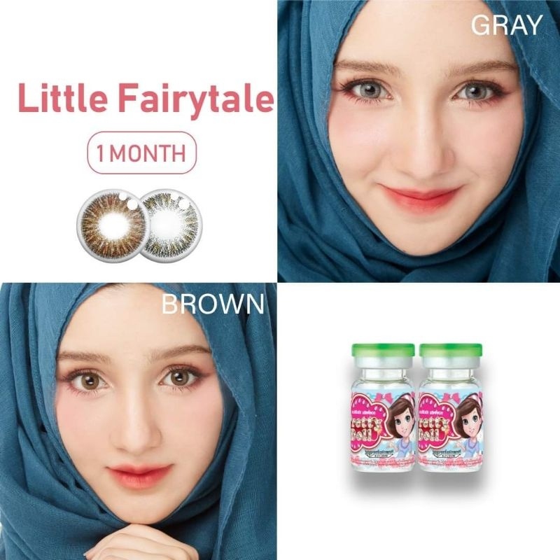 คอนแทคเลนส์ ตาโต บิ๊กอาย สาย ฝอ. รุ่น Fairytale มีสีเทา/ตาล/ฟ้า/เขียว/ม่วง gray/brown/blue/green/vio