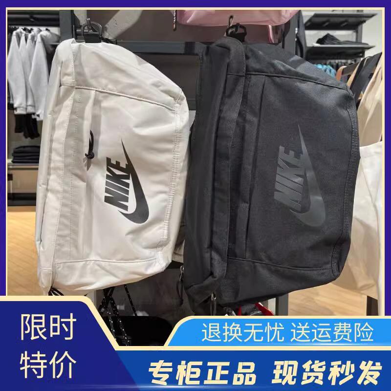 ✾NIKE Nike กระเป๋าสะพายข้าง Wang Yibo กระเป๋าสะพายไหล่สไตล์เดียวกันผู้ชายและผู้หญิงกันน้ำความจุขนาดใหญ่กระเป๋าสะพายทรงแบ