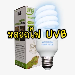[คุ้มค่า] อุปกรณ์เลี้ยงเต่า หลอด UVB​ สำหรับเต่าบก กิ้งก่า สัตว์เลื้อยคลาน 5.0 10.0 13w 26w (เปลี่ยนทุกๆ5-6เดือน)