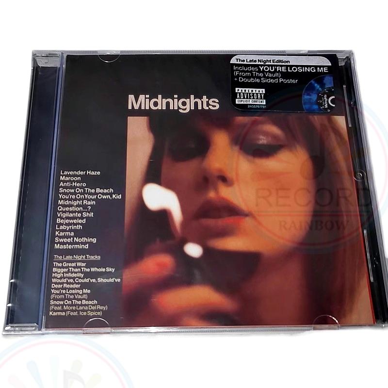 รีวิว Taylor Swift Midnights The Late Night Edition Cd Album Deluxe Edition Sealed Goozaa 6161