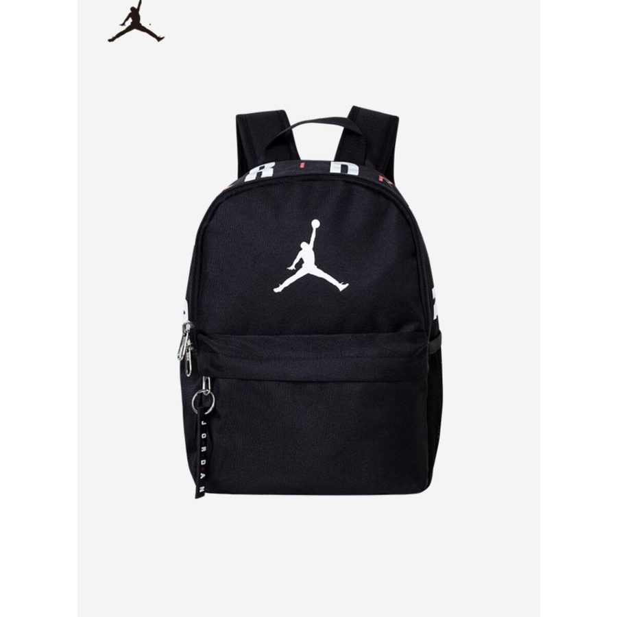 ✺▨NIKE AIR JORDAN Nike AJ กระเป๋าเป้เด็กชายและเด็กหญิง โรงเรียนอนุบาล ใหม่ กระเป๋านักเรียนประถม