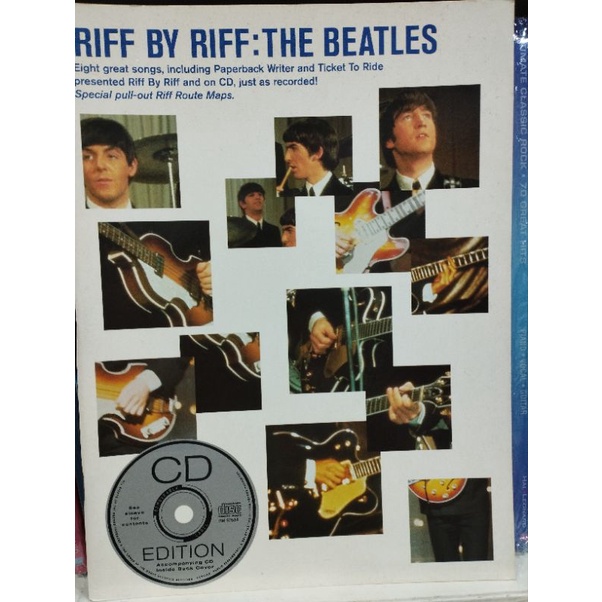 RIFF BY RIFF : THE BEATLES W/CD /9780711967878/ปกเก่าลดพิเศษ