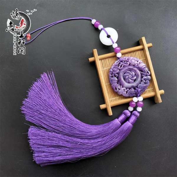 [พร้อมส่ง] พู่ไหมจีน จี้หยกที่ทำด้วยมือจี้พู่คู่สำหรับผู้ชายและผู้หญิงเครื่องประดับเสื้อผ้าสไตล์จีนเครื่องดนตรีเครื่องประดับเอวชุดฮั่นฟูชุดโบราณ