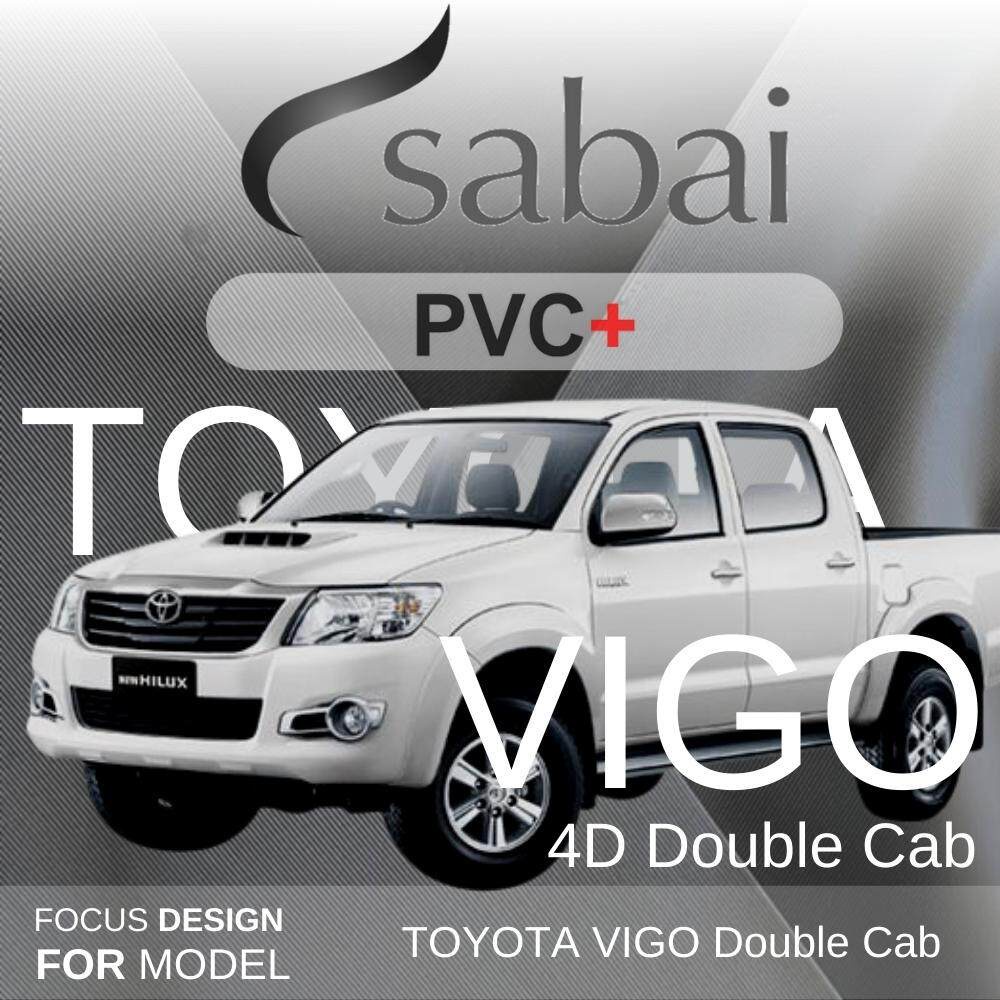 SABAI ผ้าคลุมรถยนต์ TOYOTA VIGO 4 ประตู 2012 Gen 7 เนื้อผ้า PVC อย่างหนา คุ้มค่า เอนกประสงค์ #ผ้าคล