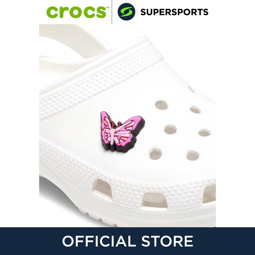 CROCS Jibbitz Pretty Pink Butterfly ตัวติดรองเท้า