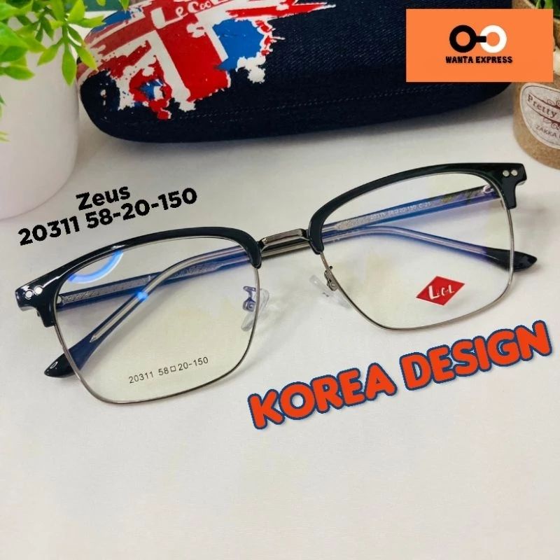 กรอบแว่นตา ผู้ชาย ขนาดใหญ่ Korea 20311 20321 พร้อมเลนส์ ตัดแว่น สายตาสั้น แว่นกรองแสง  บลูออโต้ เปลี่ยนสี สั่งตัดเลนส์