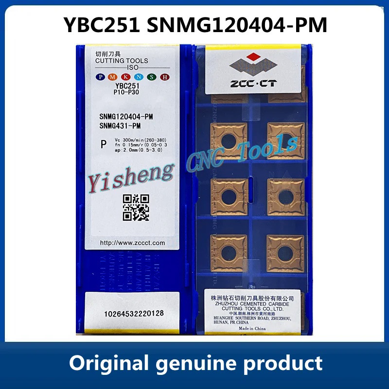 ZCC CT Selesnmg SNMG120404-PM เครื่องตัดซีเอ็นซี