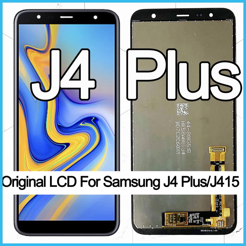 Original สำหรับ Samsung Galaxy J4 J415 SM-J415F J415FN จอแสดงผล LCD Touch Screen Assembly สำหรับ Sam