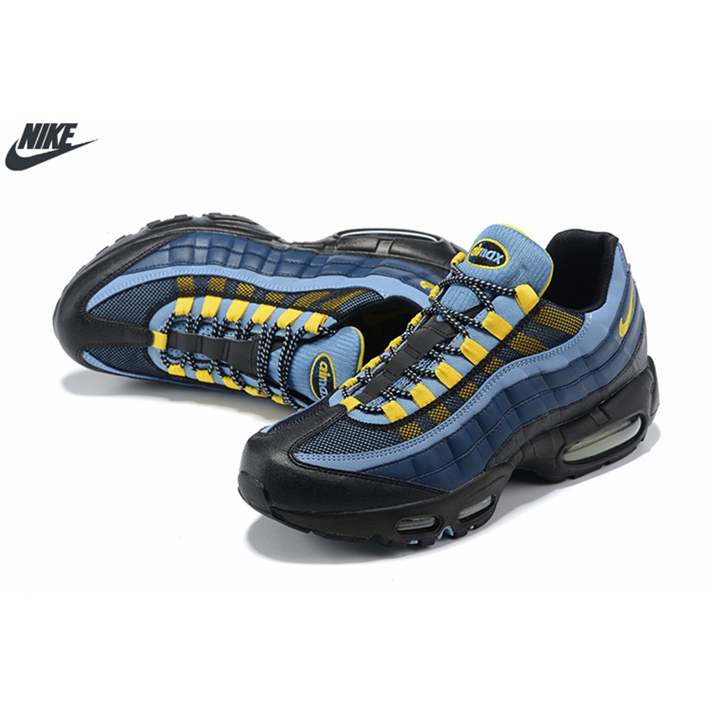 Nike air Max 95 air-cushioned รองเท้าวิ่ง รองเท้าเทนนิส ผ้าตาข่าย ระบายอากาศ สําหรับผู้ชาย