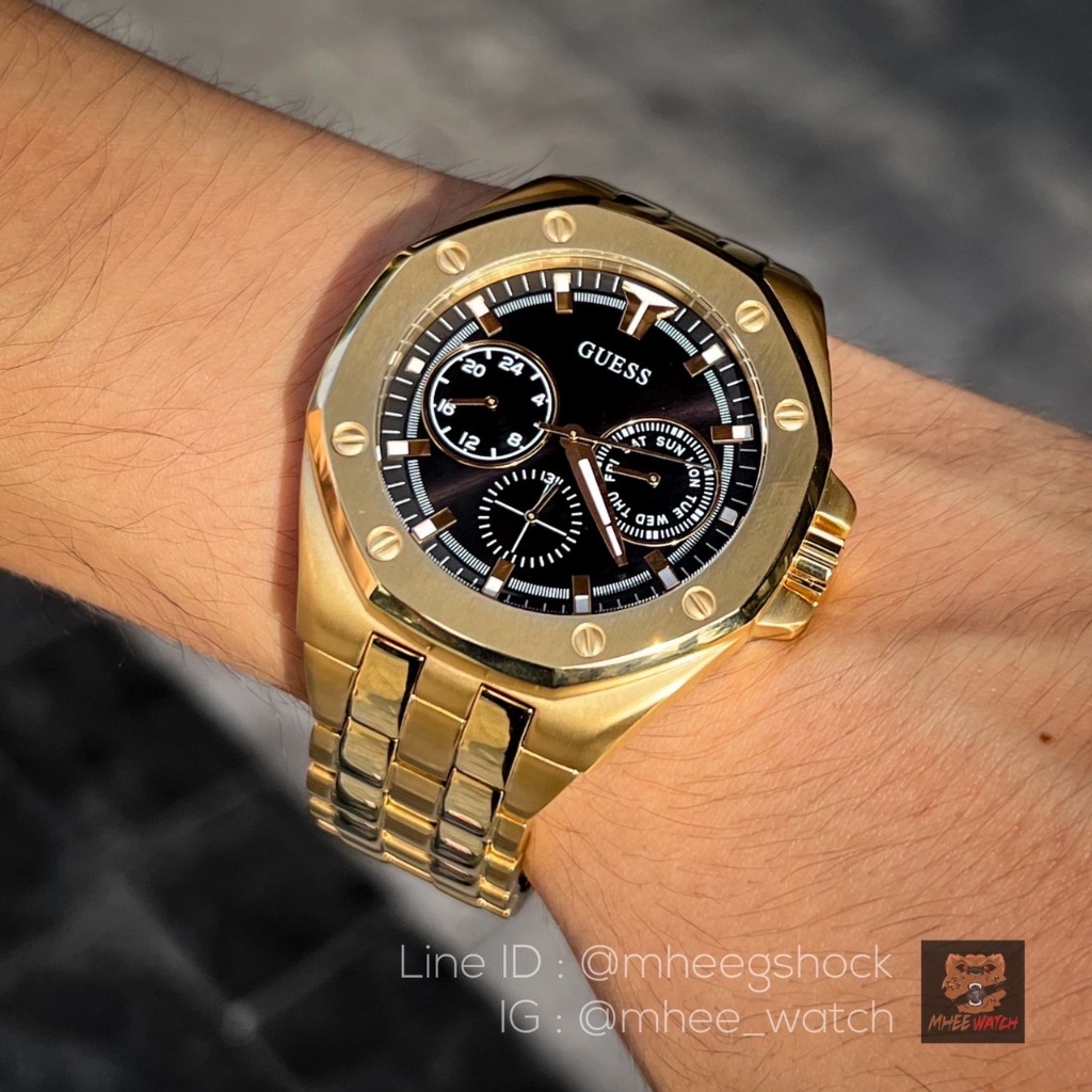 Guess Watch Chronograph Stainless Gold Edition