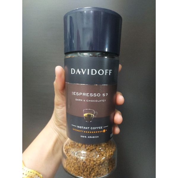 กาแฟ DAVIDOFF Espresso 57 DARK&CHOCOLATEY ขนาดใหม่ 90กรัม