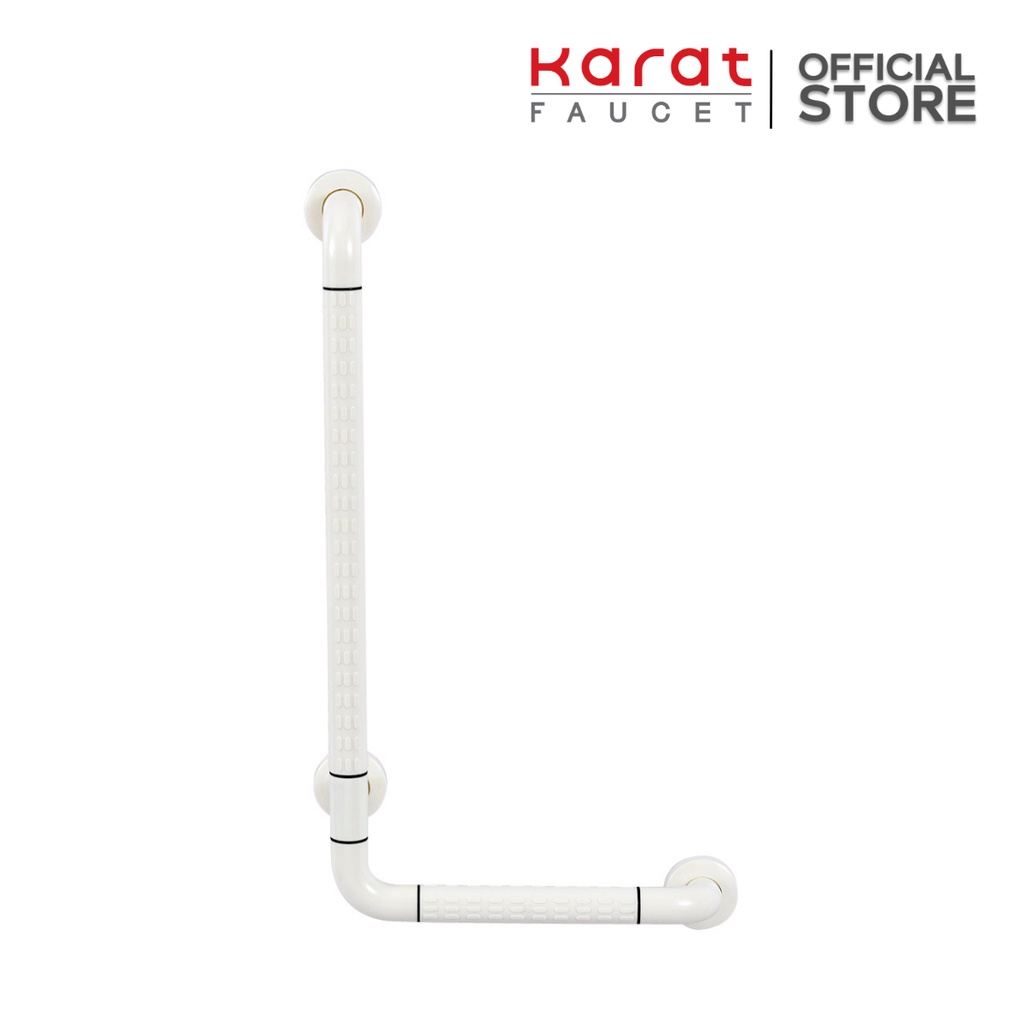 Karat Faucet ราวทรงตัว รูปตัวแอล ขนาด 70×40 ซม. (Ø 35 มม.)(หุ้ม ABS) รุ่น KB-17-852-AB(L)