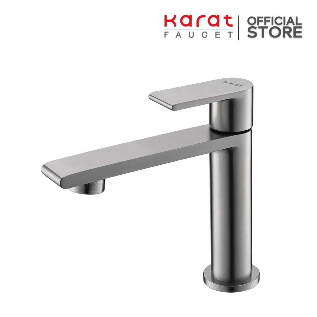 Karat Faucet ก๊อกเดี่ยวอ่างล้างหน้า (สแตนเลส 304) รุ่น KF-39-610-63