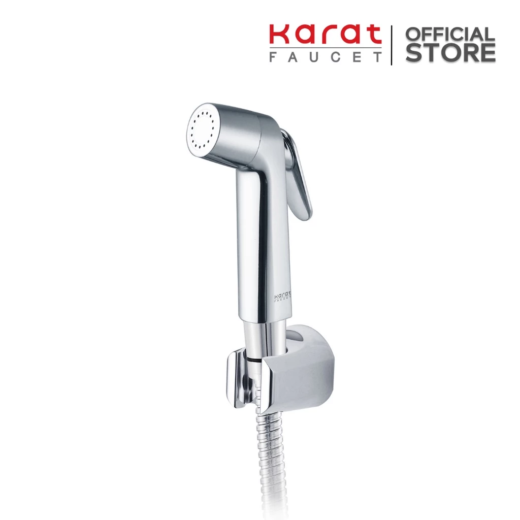 Karat Faucet ชุดสายฉีดชำระ สายสแตนเลส ยาว 120 ซม. สีโครเมี่ยม รุ่น KA-09-311-50