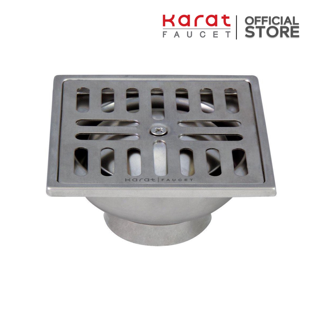 Karat Faucet ตะแกรงกันกลิ่น หน้าแปลนขนาด 4 นิ้ว รุ่น KA-41-832-ST