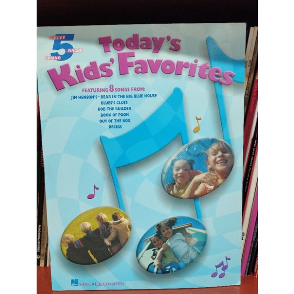 FIVE FINGER PIANO - TODAY KIDS FAVORITES/073999802894