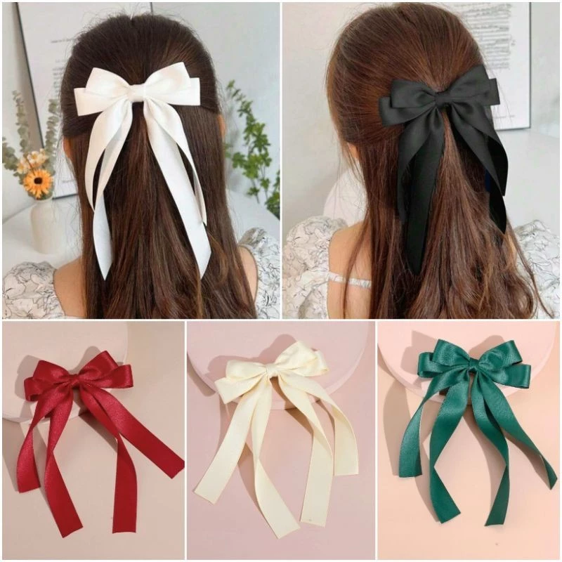 โบว์กิ๊บติดผม โบว์ริ้บบิ้น กิ๊บโบว์ 🎀 มีหลายสี พร้อมส่ง