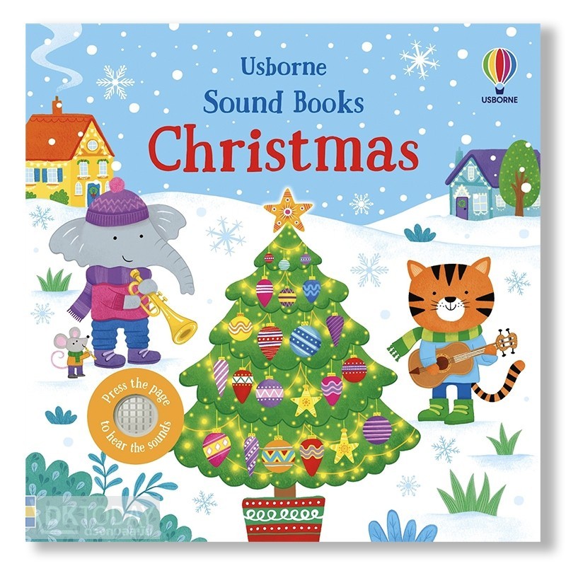 DKTODAY หนังสือมีเสียง USBORNE CHRISTMAS SOUND BOOK (AGE 6+MONTHS)