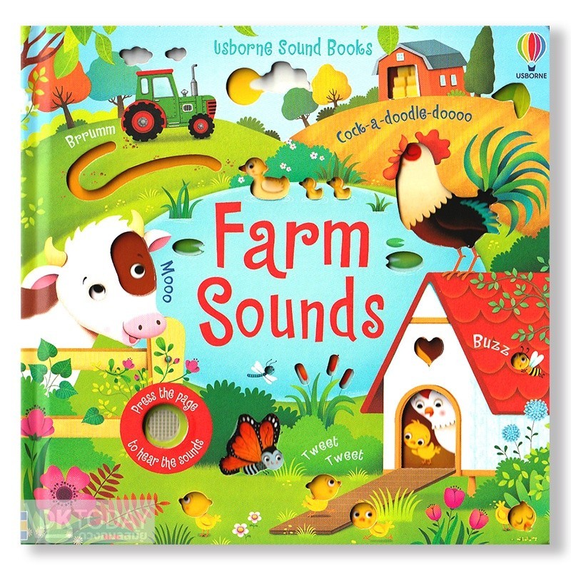 DKTODAY หนังสือ USBORNE SOUND BOOKS:FARM SOUNDS **หนังสือมีเสียง**