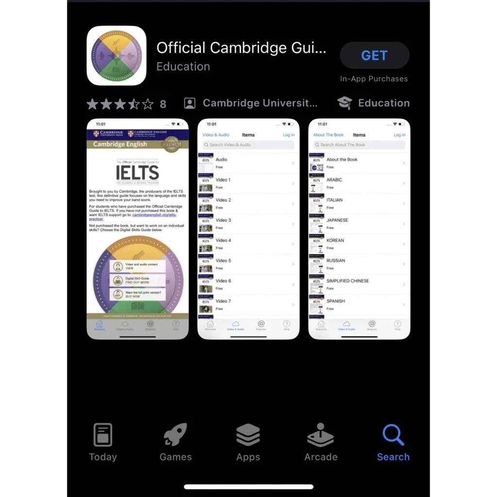 DKTODAY หนังสือ OFFICIAL CAMBRIDGE GUIDE TO IELTS: WITH ANSWERS + MULTI MEDIA  APP. ของแท้ 100% พร้อมส่ง thumbnail 4