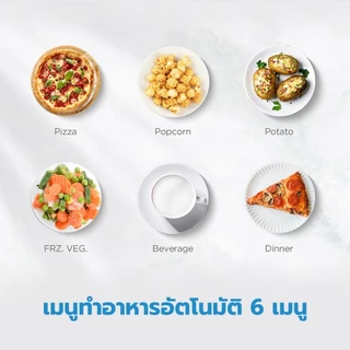 Midea ไมโครเวฟระบบ inverter ความจุ 20 ลิตร รุ่น EM7P012MZ *รับประกันสินค้า 3 ปี / แมกนีตรอน 10 ปี
