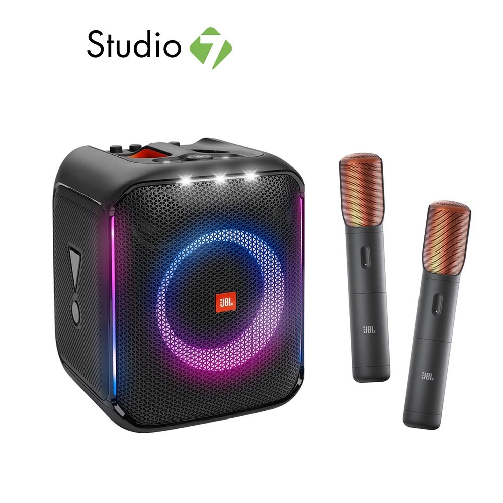 ลำโพงบลูทูธ JBL Bluetooth Speaker Party Box Encore 2 Microphone Black by Studio7