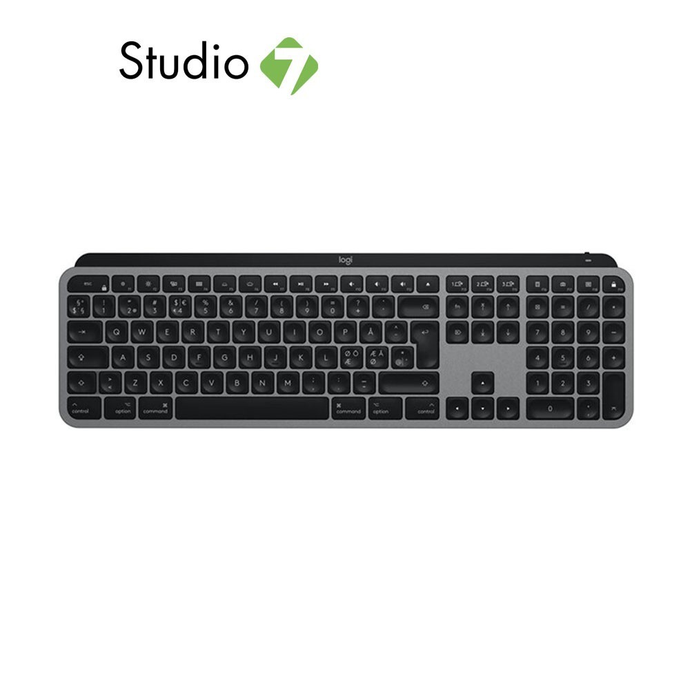 Logitech Bluetooth Keyboard MX Keys for Mac (EN) คีย์บอร์ดไร้สาย by Studio7