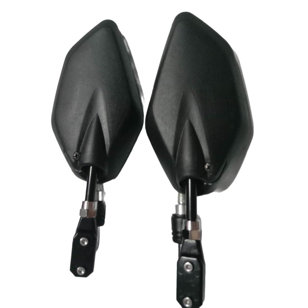 motorcycle-mirrors กระจกแต่งมอไซด์แบบพับได้ (TTX)ใส่ได้ทั้ง Honda และ Yamaha มีตัวน็อตแถมให้ฟรี