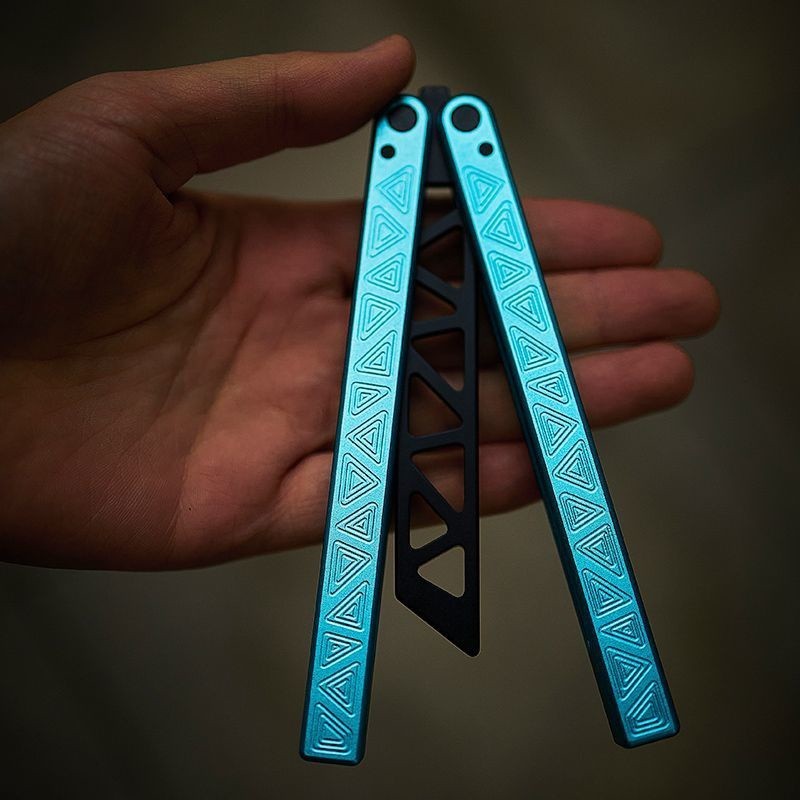 Origin V7 มีดควงของเล่น อลูมิเนียมอัลลอยด์มีดบาลิซอง มีดควง มีดบาลิซอง มีดซ้อม มีดควงแบบซ้อม คุณภาพด