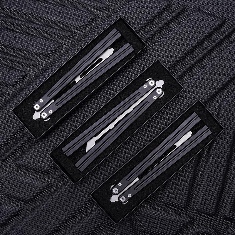 มีดบาลิซองไม่คม อลูมิเนียมอัลลอยด์มีดบาลิซอง มีดควง มีดบาลิซอง Balison มีดควงของเล่น ระบบแบริ่ง พับก