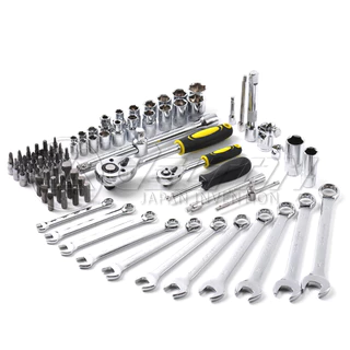 DELTON King Tools ชุดเครื่องมือ ประแจ ชุดบล็อก 78 ชิ้น ขนาด 1/2 นิ้ว (4 หุน) และ 1/4 นิ้ว (2หุน) ชุดประแจ รุ่น DKT-78PCS