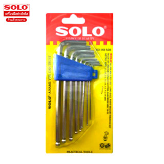 SOLO ชุดประแจหกเหลี่ยม หัวบอล รุ่น 908 8 ตัวต่อชุด