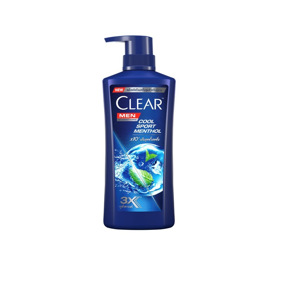 เคลียร์เมนแชมพูคูลสปอร์ต390มล./ CLEAR MEN SHAMPOO COOL SPORT390ML.