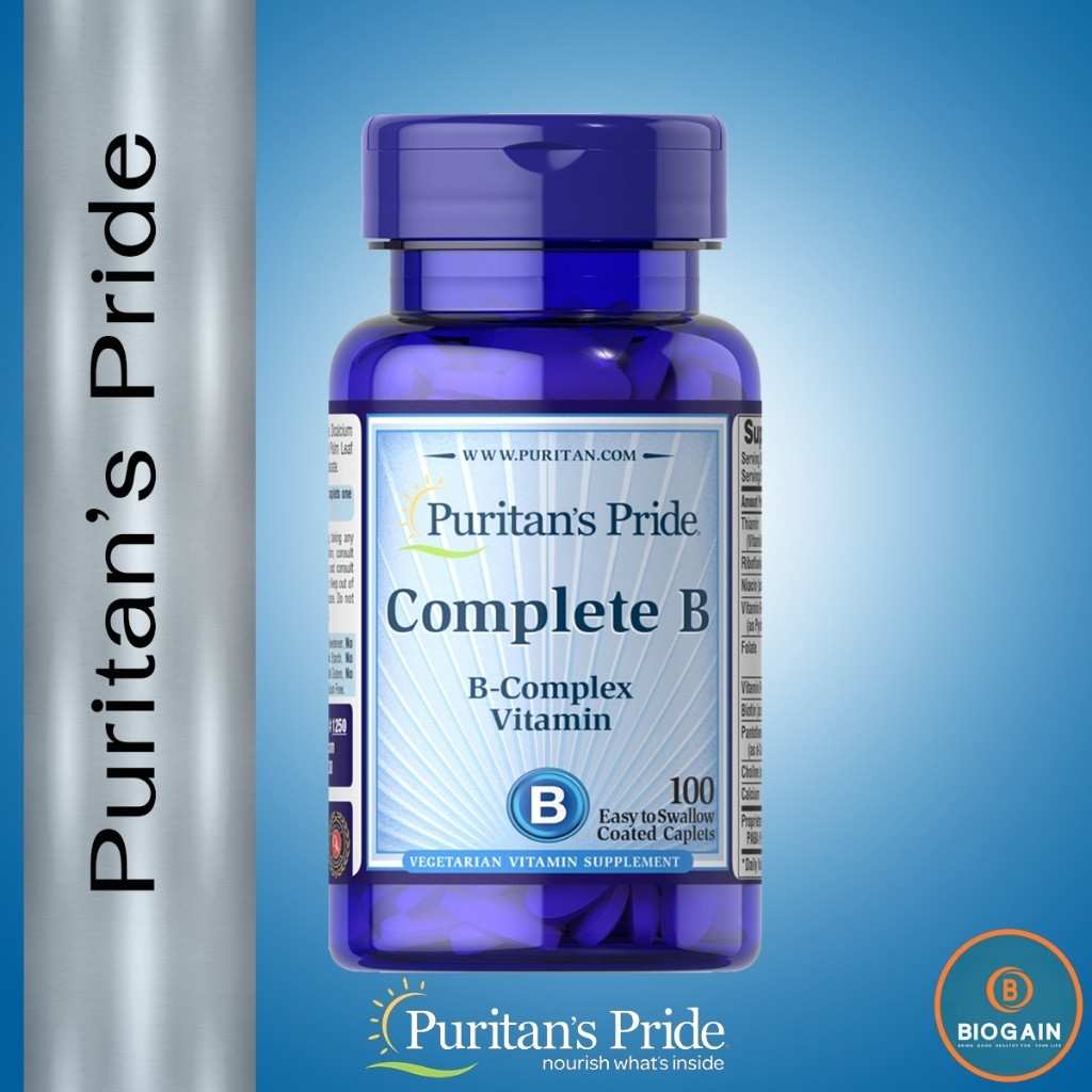 Puritan's Pride Complete B (Vitamin B Complex) / 100 Caplets