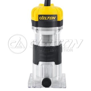 DELTON เครื่องเซาะร่อง เร้าเตอร์ ทริมเมอร์ 820 วัตต์ 1/4 นิ้ว เครื่องเซาะร่องไม้ Wood Trimmer รุ่น ETD-370