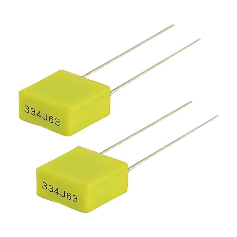 5ตัว ตัวเก็บประจุ โพลี่  334J/63V 0.33UF 330NF ความแม่นยำ 5% pitch P5mm 63V334J