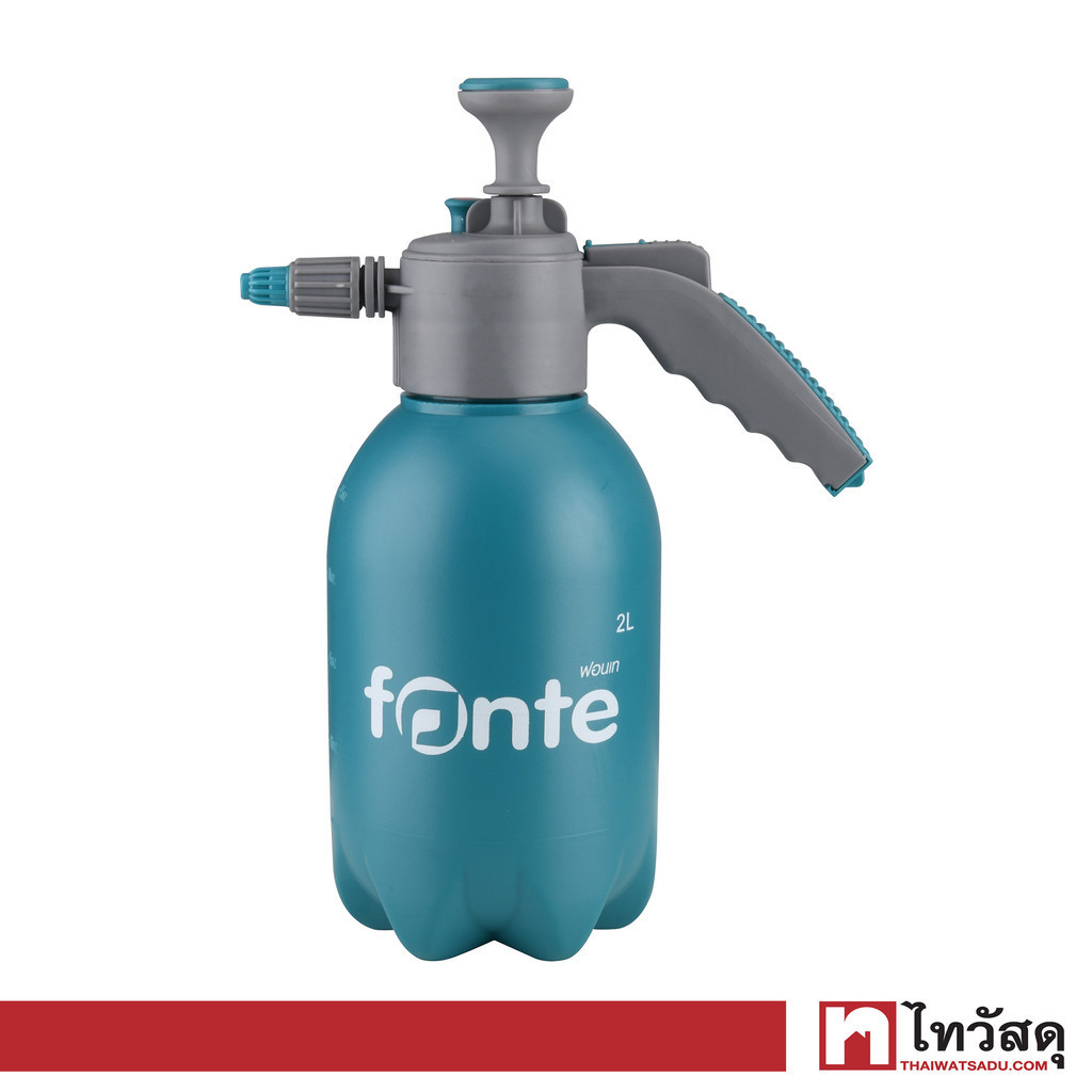 FONTE กระบอกฉีดพ่นยา 2 ลิตร (กดล็อกได้) รุ่น CF-Z003-2A สีฟ้า - เทา