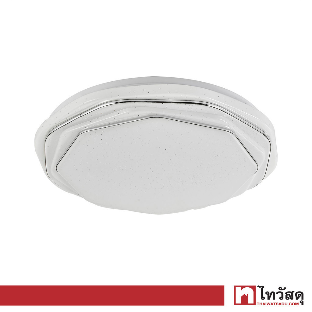 LUZINO โคมไฟเพดานอะคริลิก LED 36W Tri-Color รุ่น 20059 สีขาว